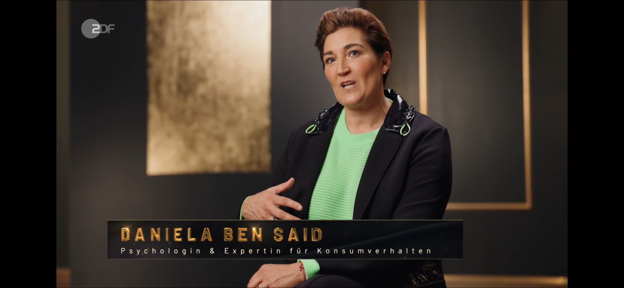 Daniela BenSaid im ZDF